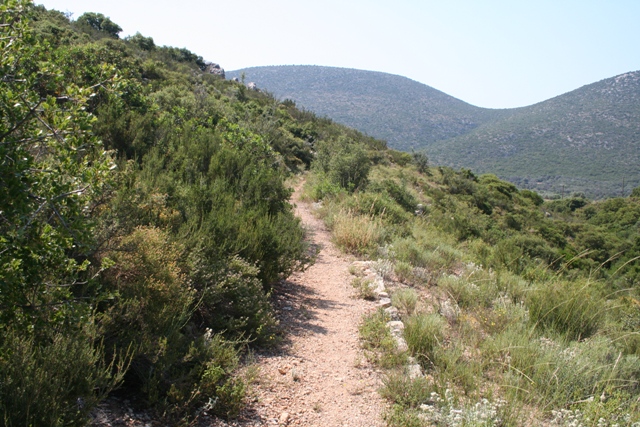 Kazarma - The Mycenaean route also heads towards Arcadiko